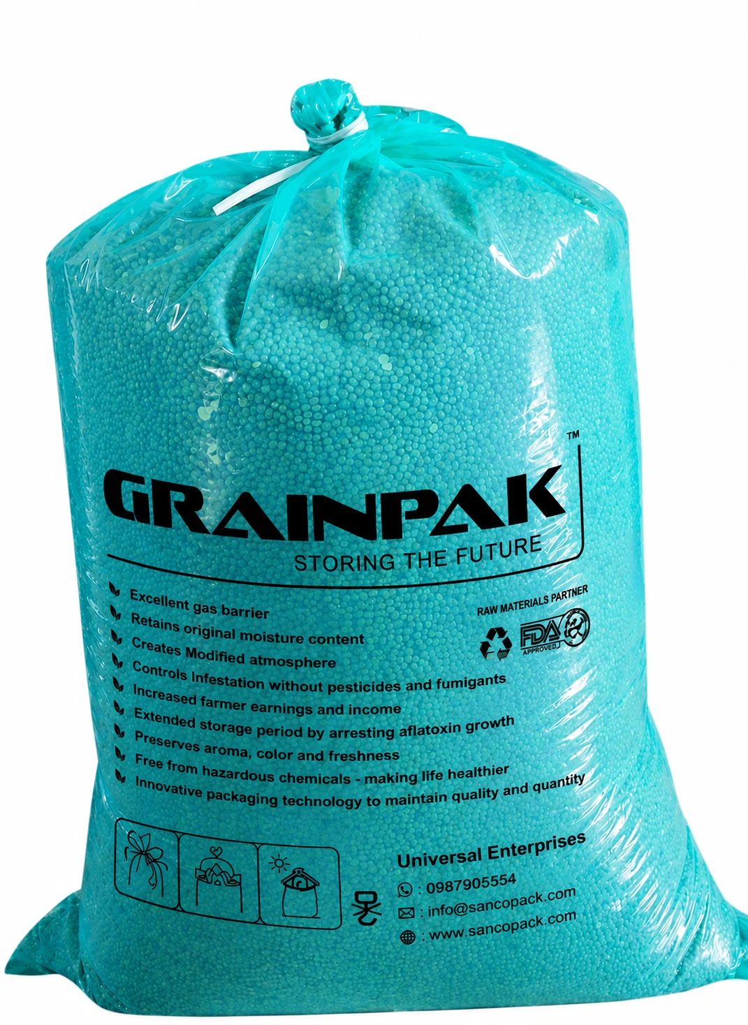 Túi Grainpak chứa ngũ cốc